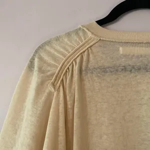We The Free Cream Knit Short Sleeve Loungewear Top Oversized Women's size XS thumbnail 7