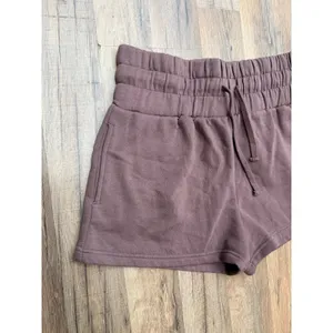Relaxx Brown Fleece Lounge Shorts Women's XL Drawstring Cozy Cotton Blend‎ thumbnail 3