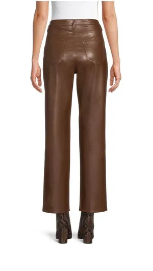 No Boundaries Junior’s Faux Leather Pants thumbnail 2