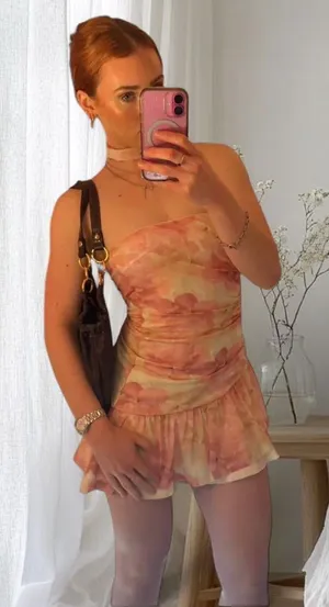 Akira Dress mini pink thumbnail 1