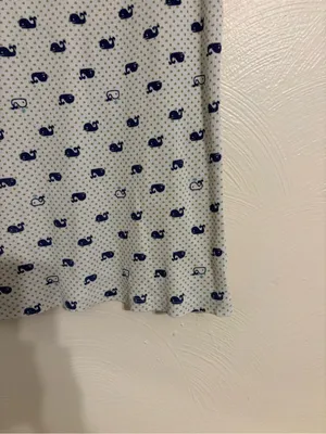 dELiA*s White Tank Sleep Slip with Navy Whale Motif thumbnail 7