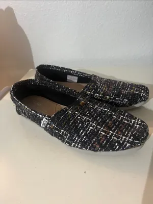 Tom’s Women’s Tweed Grandpacore Slip On Shoes Size 6.5 Preppy thumbnail 2