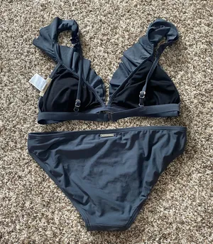 Michael Kors Gray Bikini thumbnail 3