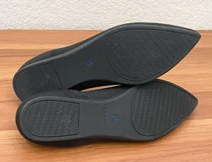 ROTHY’S The Point in Solid Black Ballet Flat Shoes Sustainable Knit Flats Size 8 thumbnail 11