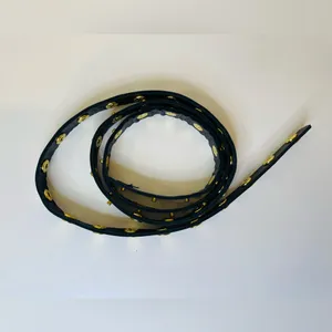 JEUN BANG Women’s Black Slim Belt with‎ Gold Studs thumbnail 2