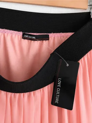 Love Culture Pleated Maxi Skirt in Coral thumbnail 4