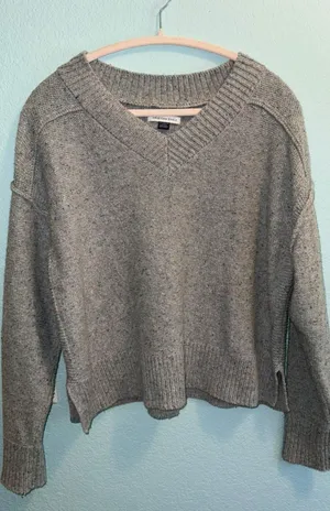 American Eagle Outfitters Sweater Grey XS thumbnail 1