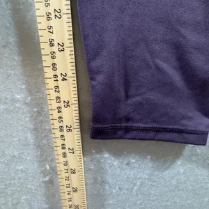 1675 | Alphalete Wrap Mid Rise Compression Yoga Leggings‎ Purple M thumbnail 4