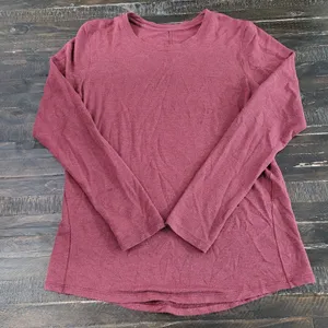 Lululemon Athletica Women’s Large Basic Long Sleeve Tee Shirt Athletic Casual thumbnail 1