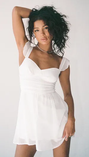 Princess Polly White Mini Dress thumbnail 1