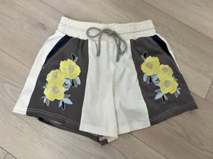 NWOT Free People Movement In the Ring Embroidered Shorts Wild Wind Combo Size SP thumbnail 1