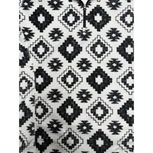 Eddie Bauer Women‎ 2XL Fleece Pullover Quarter Zip Geometric Southwest Pattern thumbnail 4