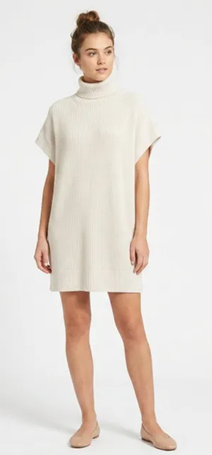 Zara turtleneck Oversized Knit Vest Dress Size Small thumbnail 1