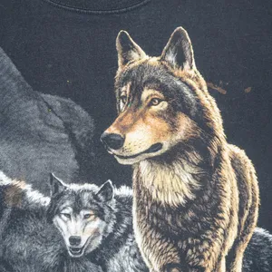 Anvil Vintage 90s Wolf Pack Nature Shirt thumbnail 5