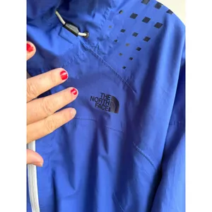 The North Face Women's HDT HyVent Flashdry 2.5L Blue Hooded Rain Jacket Large thumbnail 3
