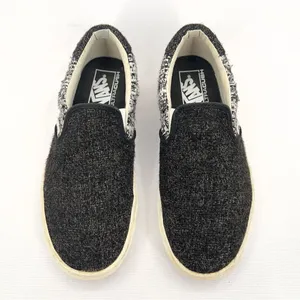 Vans Classic Slip On Sneakers in Black and White size 7 thumbnail 2