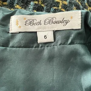 Vintage Beth Bowley Pencil Skirt Sz‎ 6 Tweed Wool Blend thumbnail 3