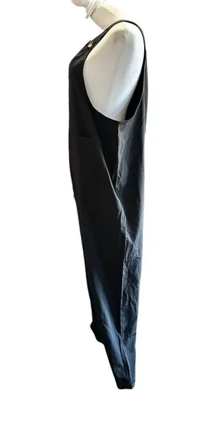 Women's small 100% polyester black overalls thumbnail 3