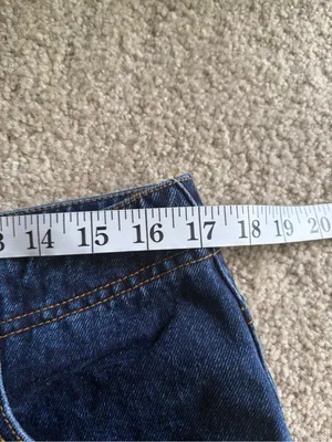 L.F. Markey indie women’s button fly y2k 2010s Blue Wide-Leg Crop Jeans size 31 thumbnail 12