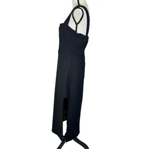 Abercrombie & Fitch Large Midi Dress Square Neck Stretch Empire Waist Sleeveless thumbnail 7