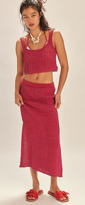 NWT Free People Havana Sweater Set $108MSRP thumbnail 1