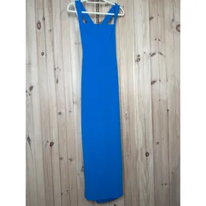 NWT Lulus Glamorous Dedication Blue Sleeveless Column Maxi Dress Gala Banquet XL thumbnail 2