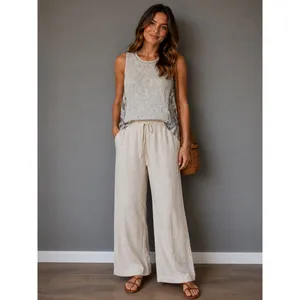 Akemi + Kin Textured Sleeveless Tank Snake Print‎ High Low Boho Anthropologie thumbnail 2