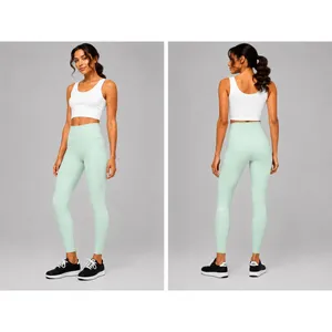 Alo Yoga High Waist Airlift Leggings Mint Green S 26."5 Inseam Activewear Yoga thumbnail 2