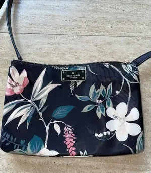 Kate Spade Thin Shoulder Floral‎ Bag 9.5”x6.5” thumbnail 1