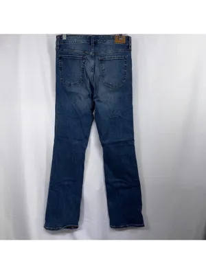 Aeropostale Mid Rise Boot Cut Jeans Women’s Size 6 Medium Wash Stretch Denim thumbnail 6