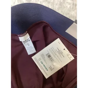 DSG Womens Compression Mid-Rise 3 Inch Inseam Shorts Burgundy Navy Size S‎ NWT thumbnail 5