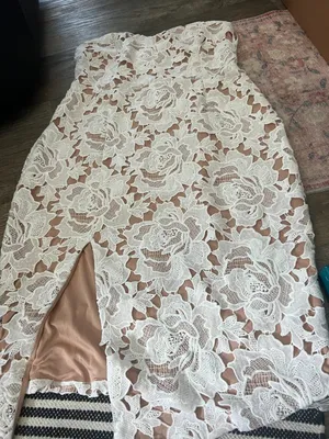Showpo White Lace dress size 16 thumbnail 4