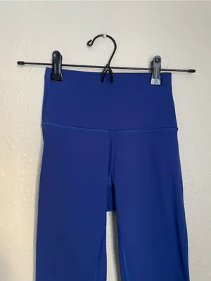 Lululemon Wunder Under Legging Tights Size 2 Blue LW5CQDS thumbnail 7