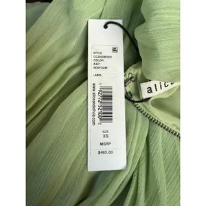 NWT Alice + Olivia Antonette‎ Crew Neck Mini Dress Color: Sea-foam Sz XS $465 thumbnail 7