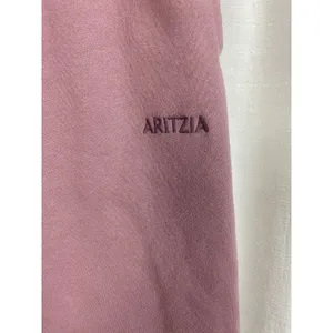 Aritzia Claremont Purple Pink Sweatfleece Cozy Fleece Jogger Pants Sz.M NWT thumbnail 6