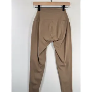 SET ACTIVE Womens Leggings Brown Sportbody Sporty High Rise Stretch Medium thumbnail 7