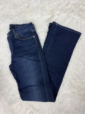 7 For All Mankind Karah Bootcut Jeans Size 30 Dark Wash Long Inseam thumbnail 4