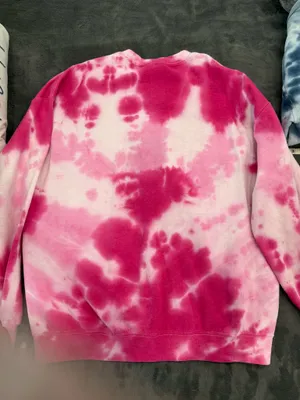 Urban Outfitters Renewal Remade Heart Tie-Dye Sweatshirt thumbnail 6