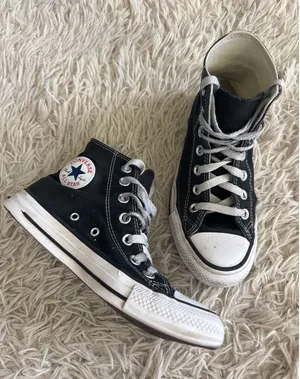 Converse Chuck Taylor‎ All Star High Top Black Canvas Sneakers Mens 4 Womens 6 thumbnail 1