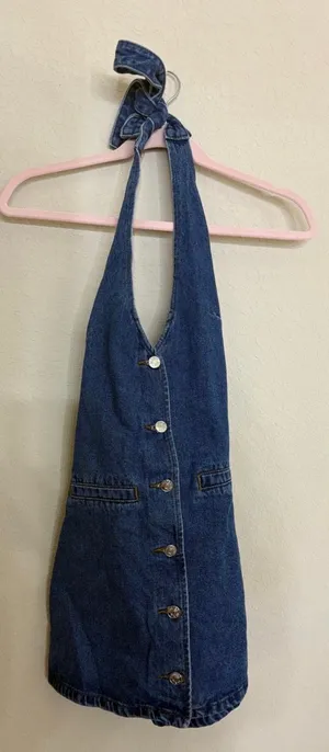 Edikted Denim Mini Dress thumbnail 2