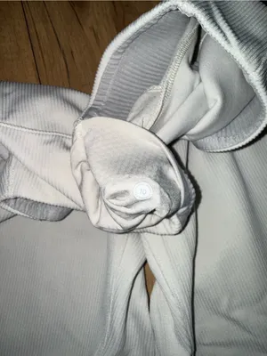 Cream ribbed Lululemon pants thumbnail 6