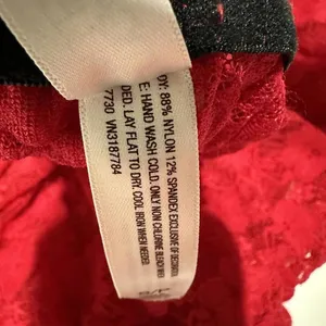 Gilligan & O’Malley Red & Black Lace Lingerie Slip Dress Nightie S Small thumbnail 10