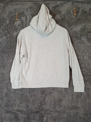 Quince Heather Gray Pullover Hoodie Casual Minimalist Athleisure Loungue Womens thumbnail 3
