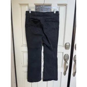 Free People Women's‎ Black Wash Flare Leg Pull On Jeans Size 30 thumbnail 3