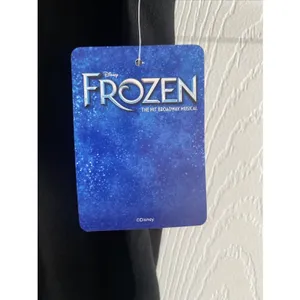 Disney‎ Frozen Broadway Ice Queen Graphic Tee Womens Size S Black Rhinestone NEW thumbnail 4