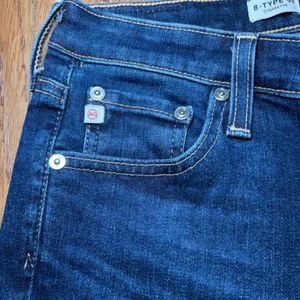 AG Adriano Goldschmied B-Type 02 Cigarette Jeans Dark Indigo 28x29 Slim Leg thumbnail 9