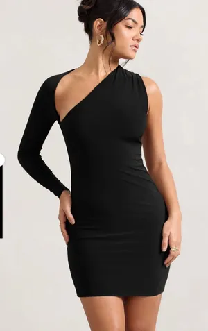 Club L Black Mini Dress thumbnail 1