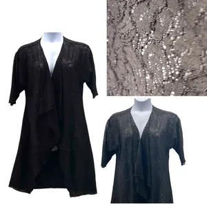 LulaRoe‎ Goth Lace Cardigan Black Small thumbnail 2
