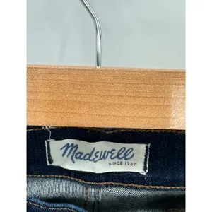 Madewell‎ Alley Straight Jeans Womens 28 Blue Dark Wash Denim E0495 Cotton Blend thumbnail 5
