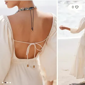 Anthropologie Cream Maxi Dress thumbnail 4